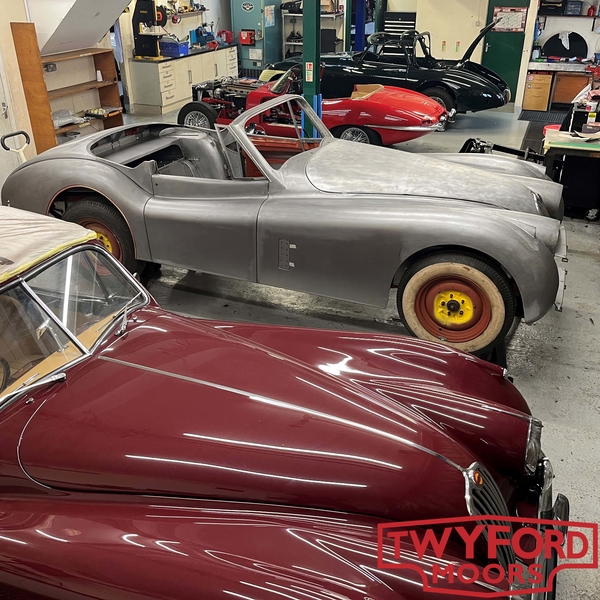 Morgan, Mercedes and many Jags – Workshop update