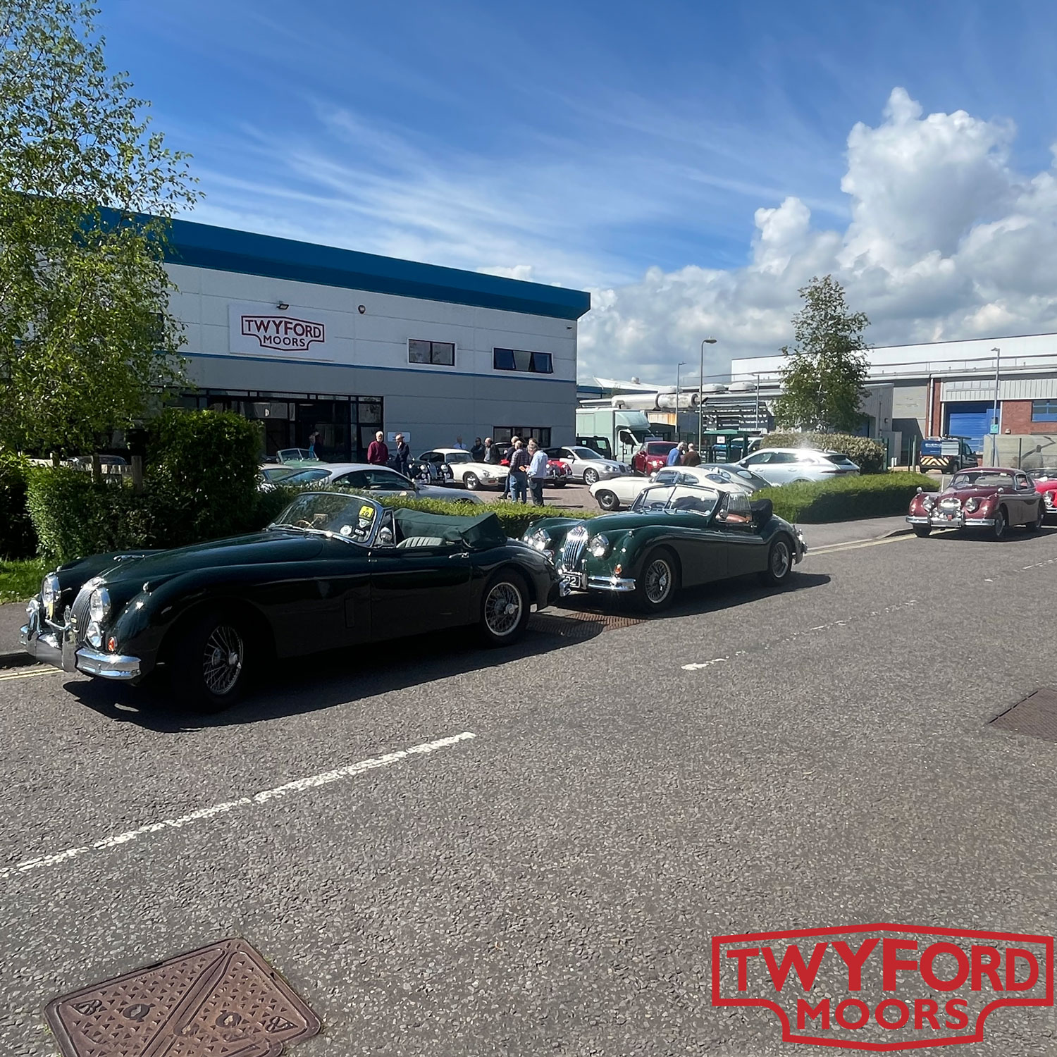 Jaguar XK150, XK140 and E-Type at Twyford Moors