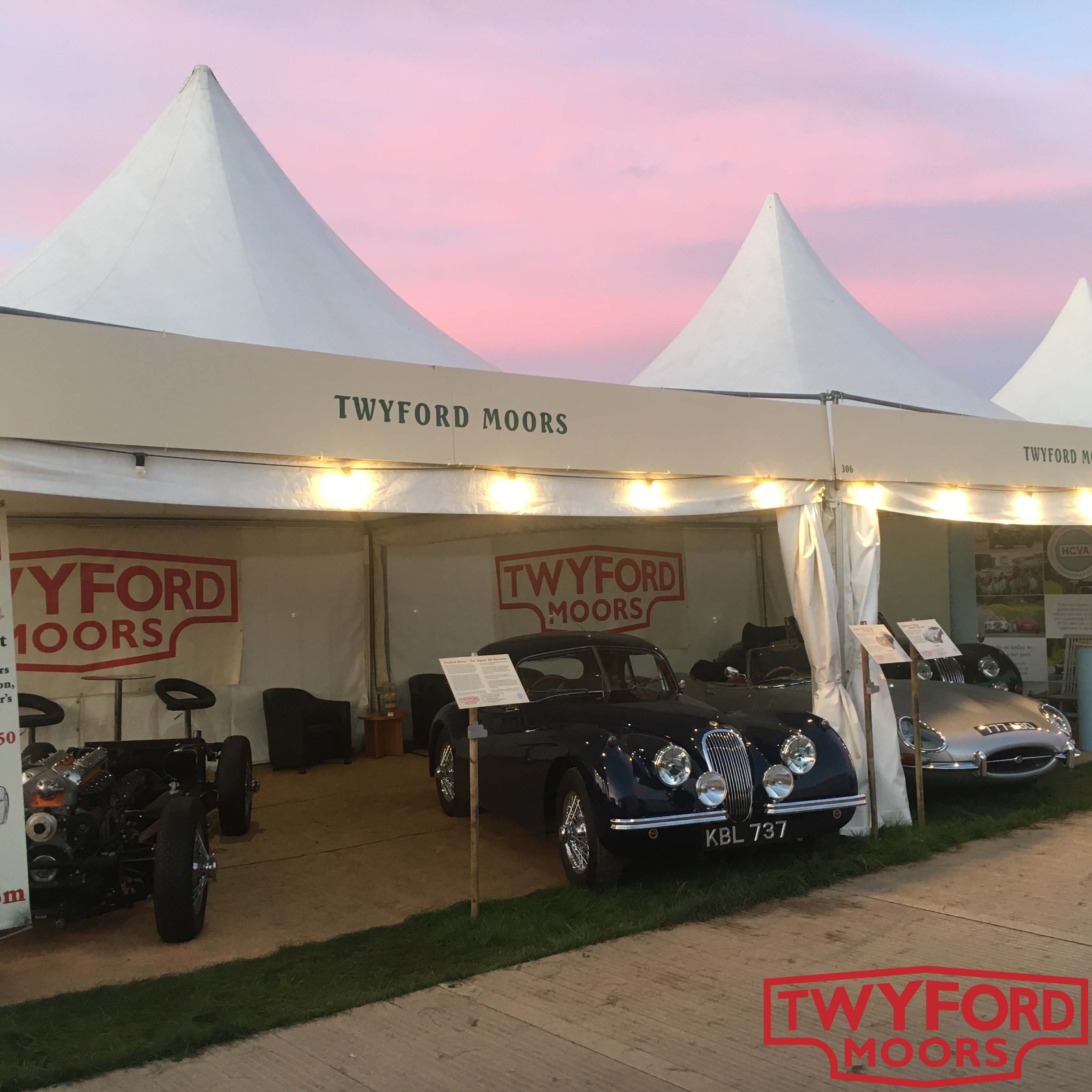 Twyford Moors stand at Goodwood Revival