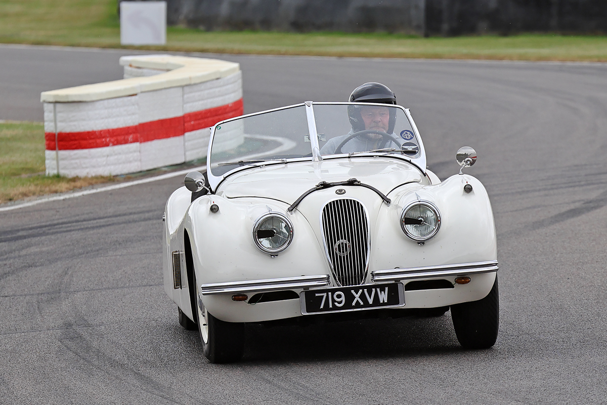 Jaguar XK120 at Goodwood