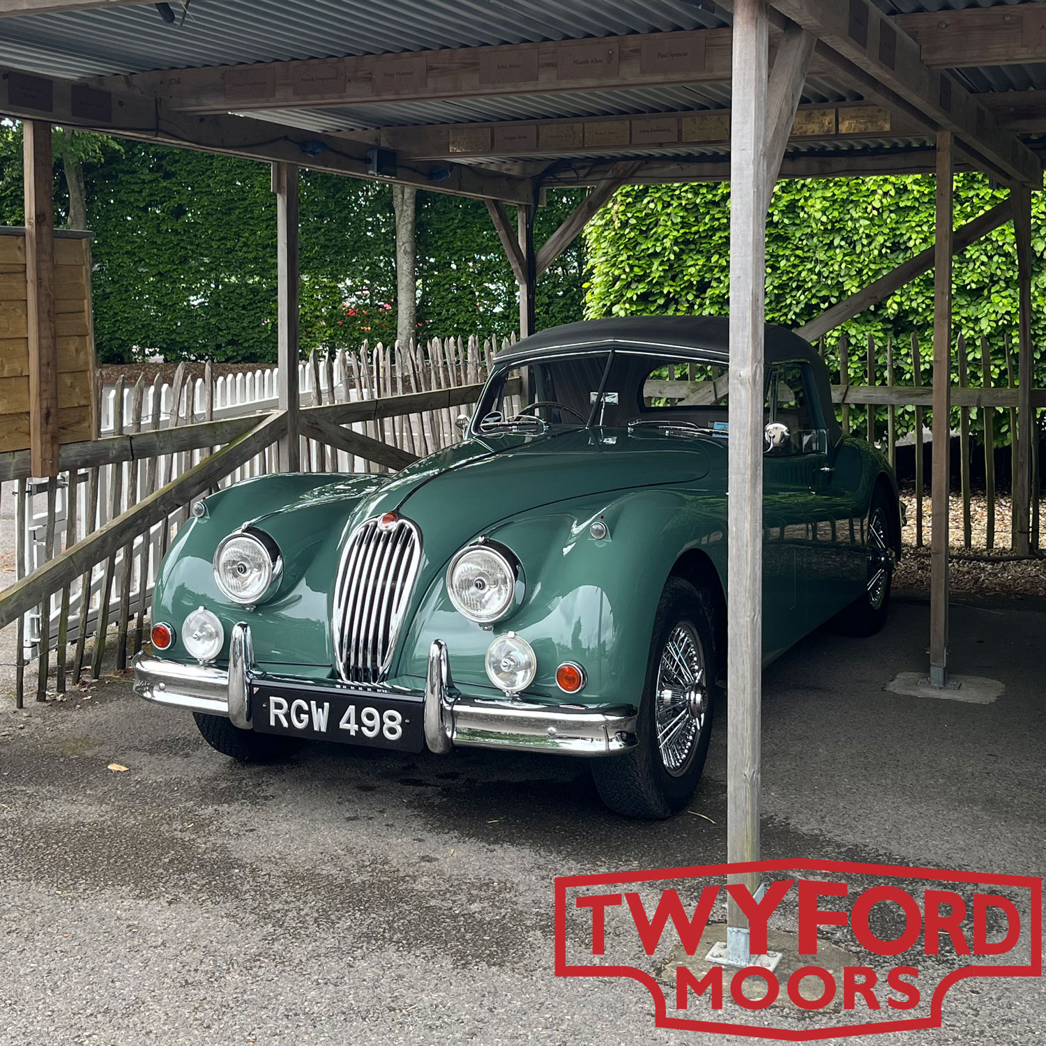 Jaguar XK140 drophead coupe at Goodwood