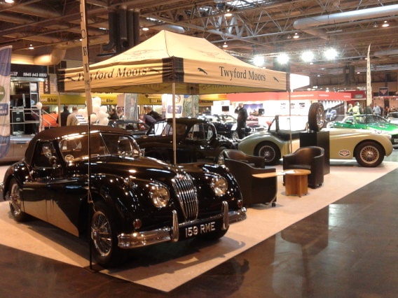 Twyford Moors Classic Cars stand NEC 2012