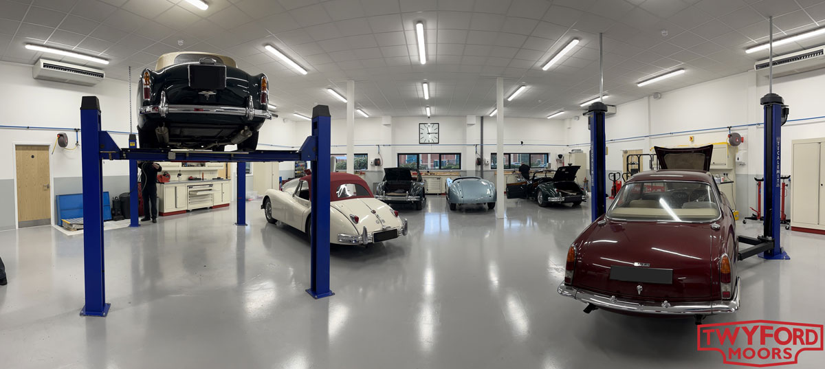 Classic Jaguar workshop
