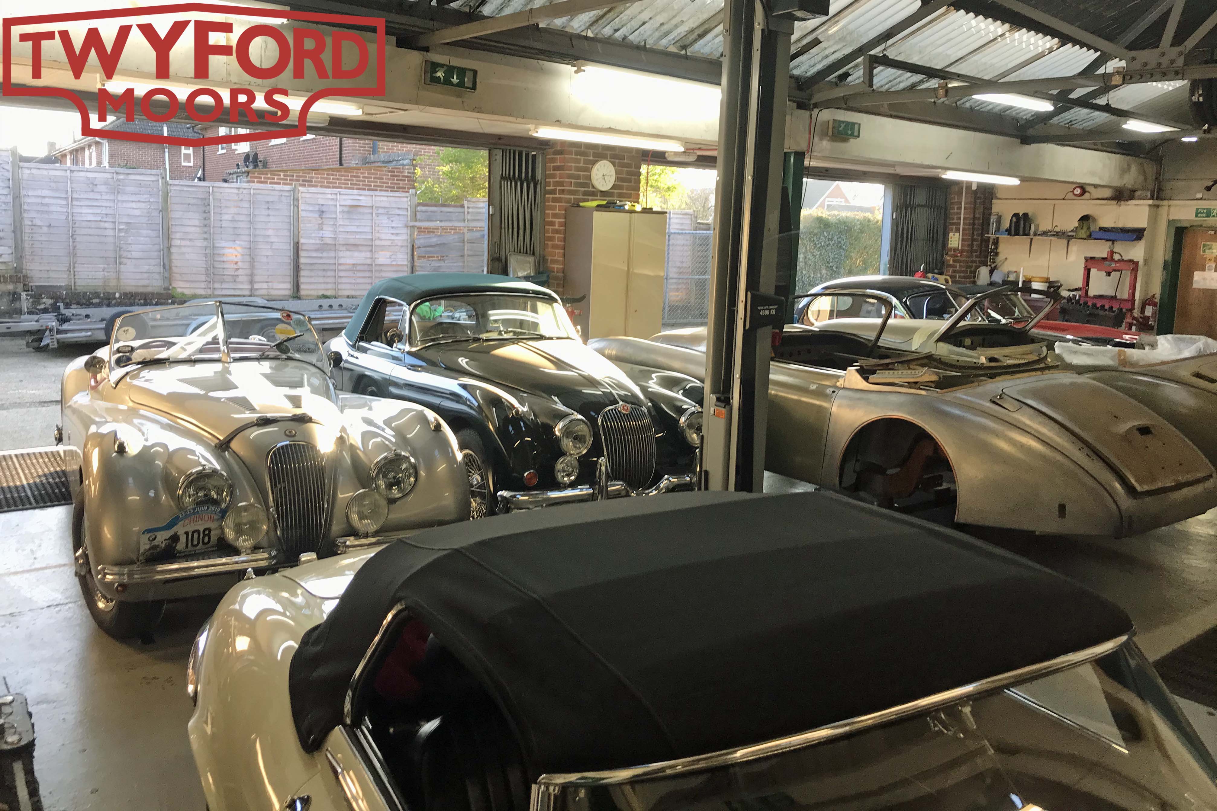 Twyford Moors Classic Cars workshop