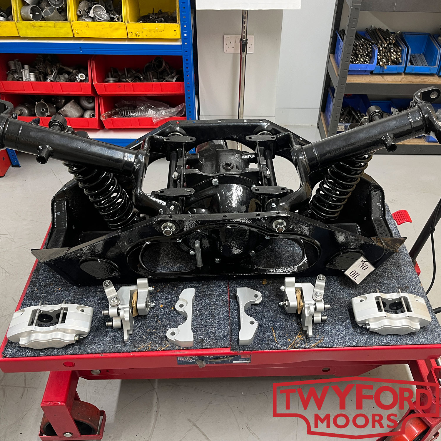 Jaguar E-Type rear brake upgrade