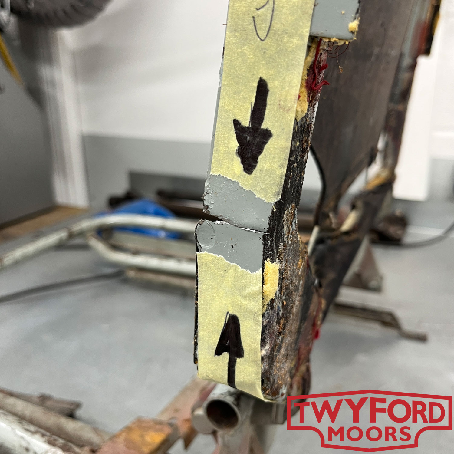 Classic car seat repair