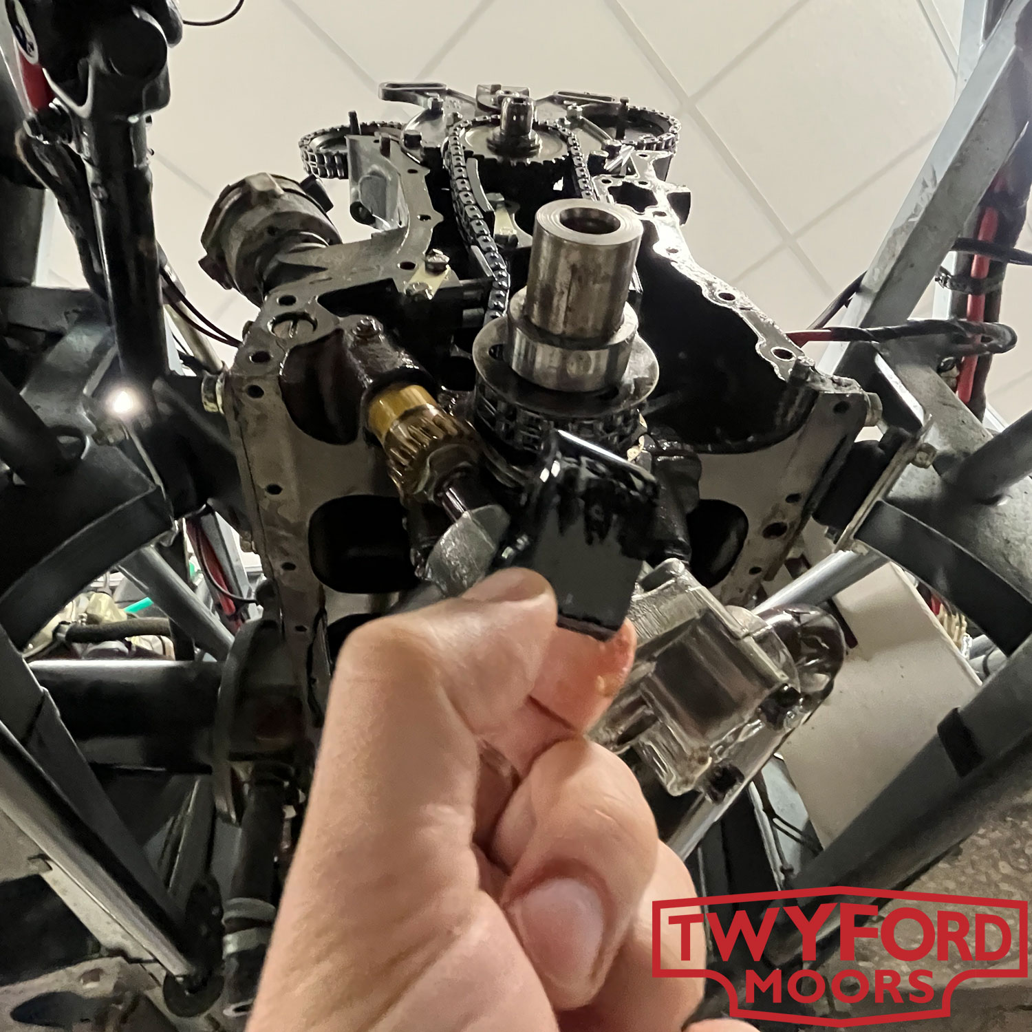 Jaguar E-Type timing chain failure