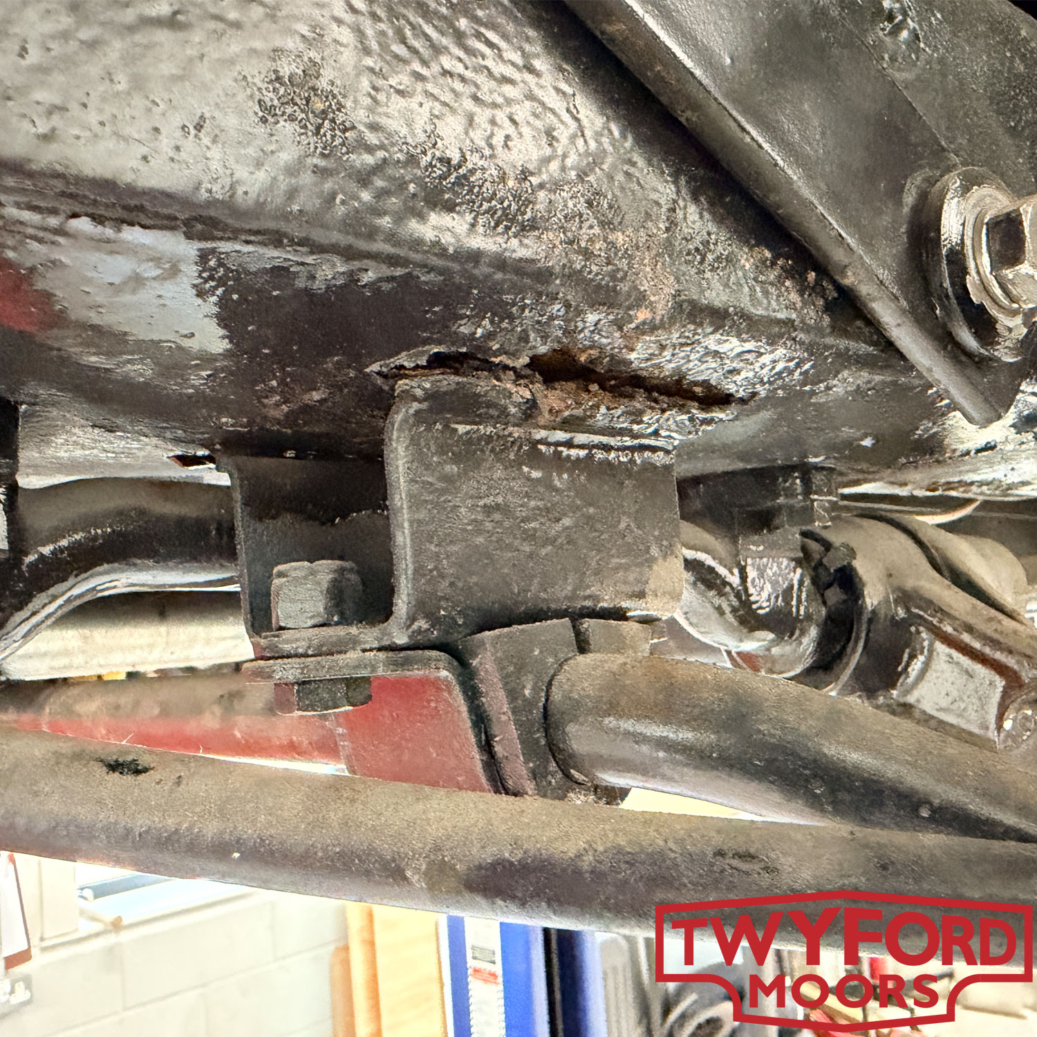 Jaguar XK150 chassis corrosion