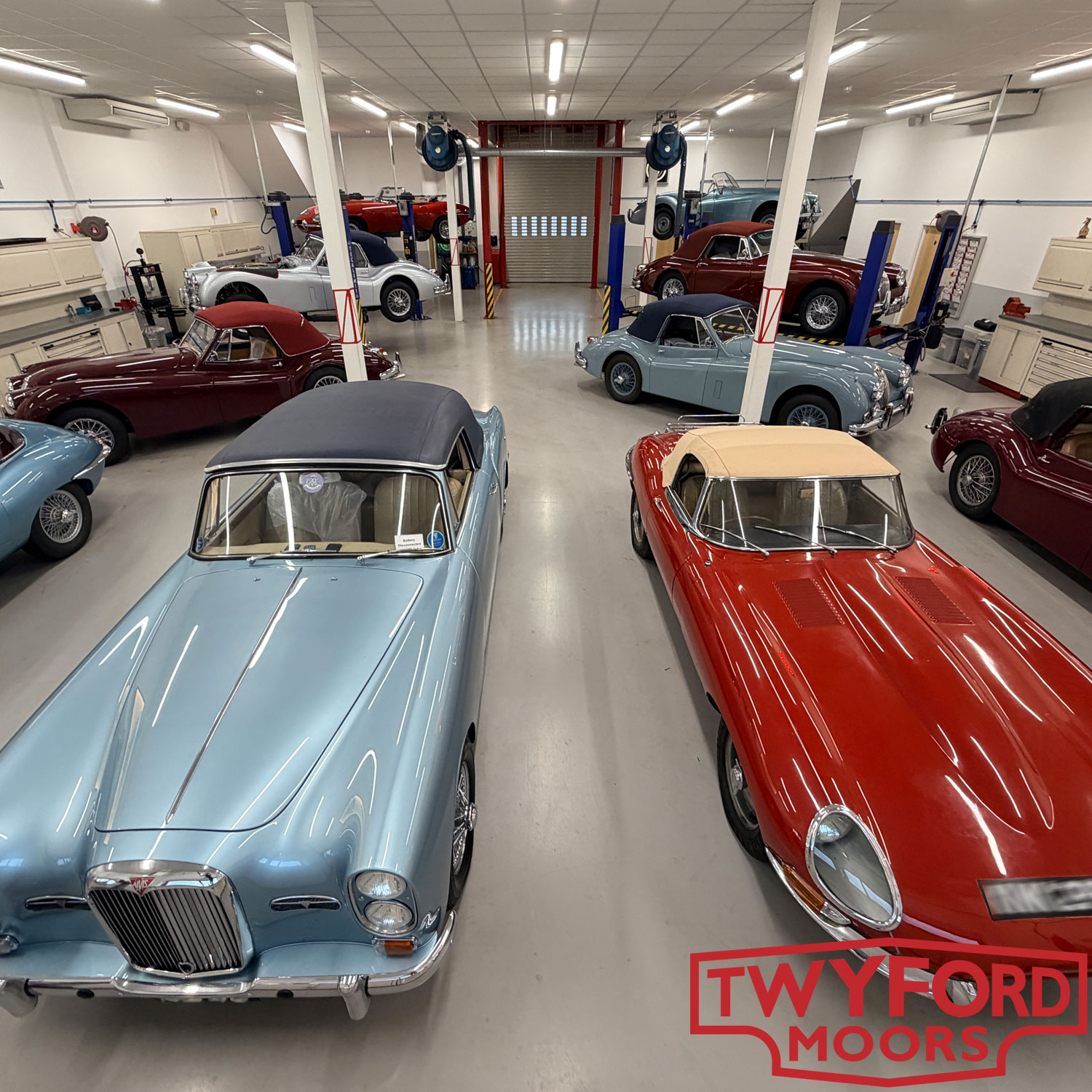 Classic car garage Hampshire